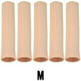thumbnail image 2 of Cuttable Toe Tubes Sleeves 5 Pack（0.8 inch/2 cm diameter）, Made of Elastic Fabric Lined with Silicone Gel. Toe Sleeve Protectors Relief Toe Pressure Pain, Corn and Calluses Remover, 2 of 8