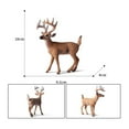 thumbnail image 5 of Visland 1/6 PCS Deer Figurines Toys Deer Figures Cake Toppers Includes Deer Family, ELK, Reindeer and Caribou, 5 of 8