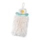 thumbnail image 5 of Toallas de mano con bucles para colgar Soledad Paño de limpieza Super suave Muy absorbente Reutilizable Lavable Secado rápido Blanco, 5 of 10