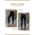 thumbnail image 3 of HOTAPEI Womens Skinny Jeans High Rise Skinny Jeans Button Fly Raw Hem Jeans Skinny Ankle Jeans Butt Lifting Jeans, 3 of 5