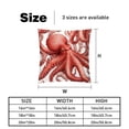 thumbnail image 5 of Octopus Velvet Throw Pillow Covers Set of 2 - Sizes 16x16, 18x18, 20x20 Inches - Decorative Pillows with Unique Patterns for Various Occasions, 5 of 6