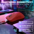 thumbnail image 3 of ATTACK SHARK X1 Tri-mode Gaming Mouse with Touchpad RGB Charging Dock PAW3395PRO Gaming Sensor, BT/2.4G Wireless/Wired, 6 Adjustable DPI up to 40000, Omron Optical Microswitches, 3 of 8