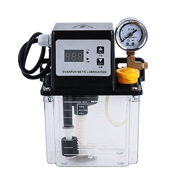Bomba de aceite Irfora Una pantalla 0.5L 50ml / min 220 V 28W Bomba de aceite lubricante automática Inyectores de aceite Motor de cobre completo Bomba de aceite eléctrica Sincronización Función de ala Irfora Bomba de aceite