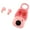 PINK, variant on Earbuds Wireless Earbuds With LED Lights Camera Shaped BT Headphones With HiFi Sound Multifunction Language Translator Earbuds With Lanyard