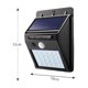 thumbnail image 2 of 1 paquete de luces solares para exteriores, luces de seguridad con detección corporal, luces solares de pared para valla de jardín, 2 of 5
