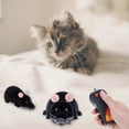 thumbnail image 1 of Mascota gato inalámbrico eléctrico RC flocado rata Control remoto ratón juguete (negro), 1 of 5