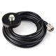 thumbnail image 5 of Vehicle/Car Mobile Radio VHF/UHF Dual Band Antenna 9cm Base Magnetic Mount BNC Male 5M Cable for BC, 5 of 5