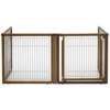 Richell 31.50"H Convertible Elite Dog Gate, Brown