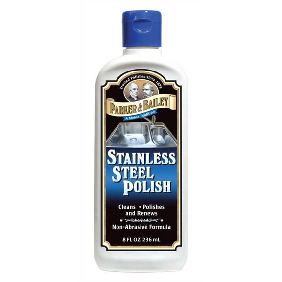 Parker & Bailey Mild Scent Stainless Steel Polish 8 oz Cream