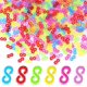 thumbnail image 4 of Clips en S Clips para banda de goma 500PCS Clips para pulsera con banda de goma Conectores Repuestos Kit de pulsera Clip Telar Clips para banda de goma Banda de goma colorida, 4 of 4