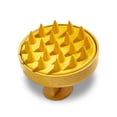 thumbnail image 2 of Handheld Silicone Scalp Scrubber Scrubber Exfoliación Masajeador Bañado Cepillo Reutilizable Viajes Cuidado de la piel Masaje Cuerpo personal Amarillo Inevent HA010454-02, 2 of 6