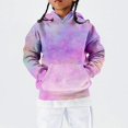thumbnail image 5 of Mercatoo Cute Tie Dye Cotton Hoodies for Teen Girls Fleece Warm Pullover Hoodie Long Sleeve Trendy Gradient Color Sweatshirts, 5 of 7