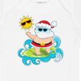 thumbnail image 4 of Inktastic Surfing Santa Boys or Girls Baby Bodysuit, 4 of 5