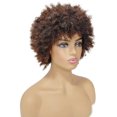 thumbnail image 2 of Short Fluffy African Wig Small Curly Hair, 2 of 4
