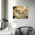 thumbnail image 3 of Nawypu  Canvas Wall Art Prints Cave of Lascaux, Great Hall, Left Wall: Second Bull, Below Kneeling Red Cow, Animals Decor, 3 of 4