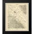 thumbnail image 2 of USGS 12x14 Black Modern Framed Museum Art Print Titled - Salinas California Quad - USGS 1912, 2 of 5