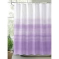thumbnail image 2 of Purple White Shower Curtain, Abstract Modern Brush Strokes Bathroom Decor Curtains Set with Hooks, Waterproof Fabric Home Accessories， 60 X 72 Inch Long, 2 of 6