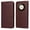 Brown, variant on Wallet Phone Case for Honor X9B with Card Holder and Stand Function Black