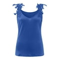 thumbnail image 5 of Sngxgn Women's Camisole Spaghetti Straps Tank Top(Blue,XXXL), 5 of 5