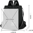 thumbnail image 3 of JOGZMZ Anti-Theft Large Capacity Backpack for Women, Stylish Secure Shoulder Bag with USB Port, Waterproof Fabric Travel Backpack, 3 of 4