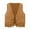 Khaki, variant on uikmnh Cute Tops for Teens Western Cowboy Fringe Vest Top for Girls Party and Playwear Size:9-10 Years
