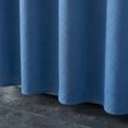 thumbnail image 3 of REGALWOVEN Modern Waffle Weave Shower Curtain with 12 Hooks Waterproof for Bathroom Blue 71"W x 71"L, 3 of 5