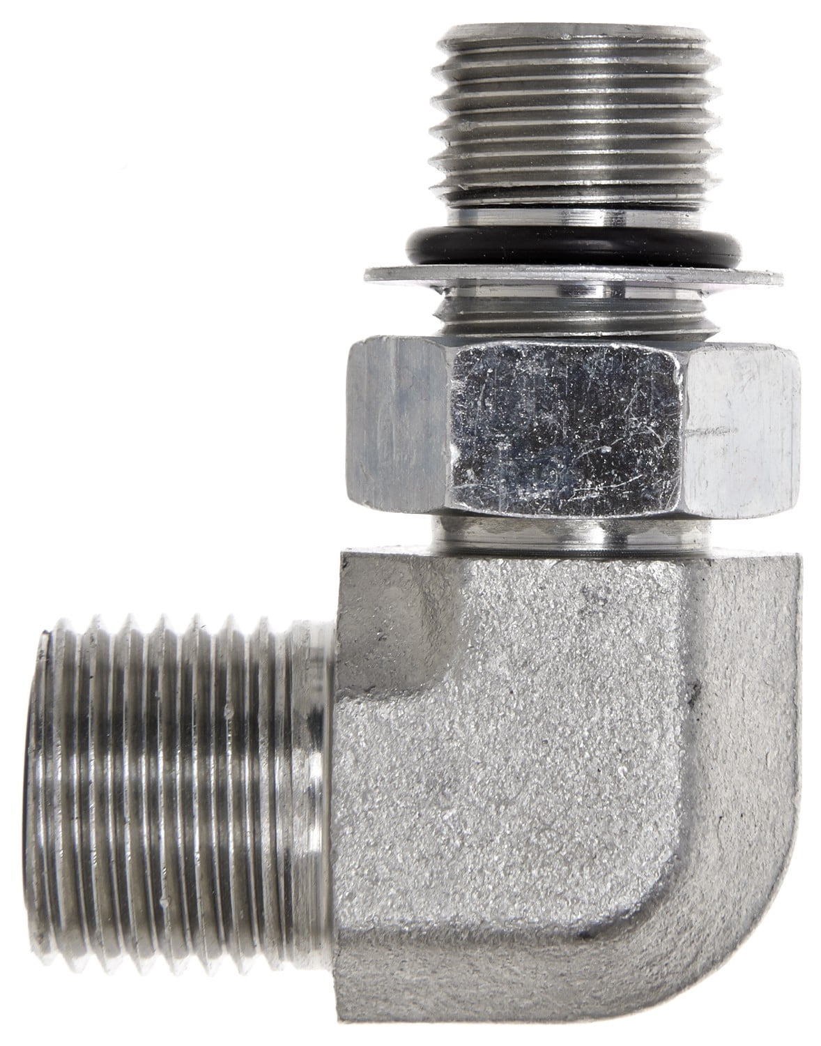 Male Flat-Face O-Ring to Male O-Ring Boss - 90 (SAE to SAE)
