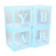 thumbnail image 5 of Cajas Del Bebé Con Las Letras, Cajas Transparentes Del Globo De La Ducha De Bebé Para La Fiesta De Cumpleaños De La Muchacha Del Muchacho, 5 of 7