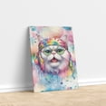 thumbnail image 3 of Hippie Persian Portrait Watercolor Tie-Dye Vintage Styles Vertical Matte Canvas Poster Cat Lover Kitten Owner Gifts Wall Art Home Decor - 00014, 3 of 5