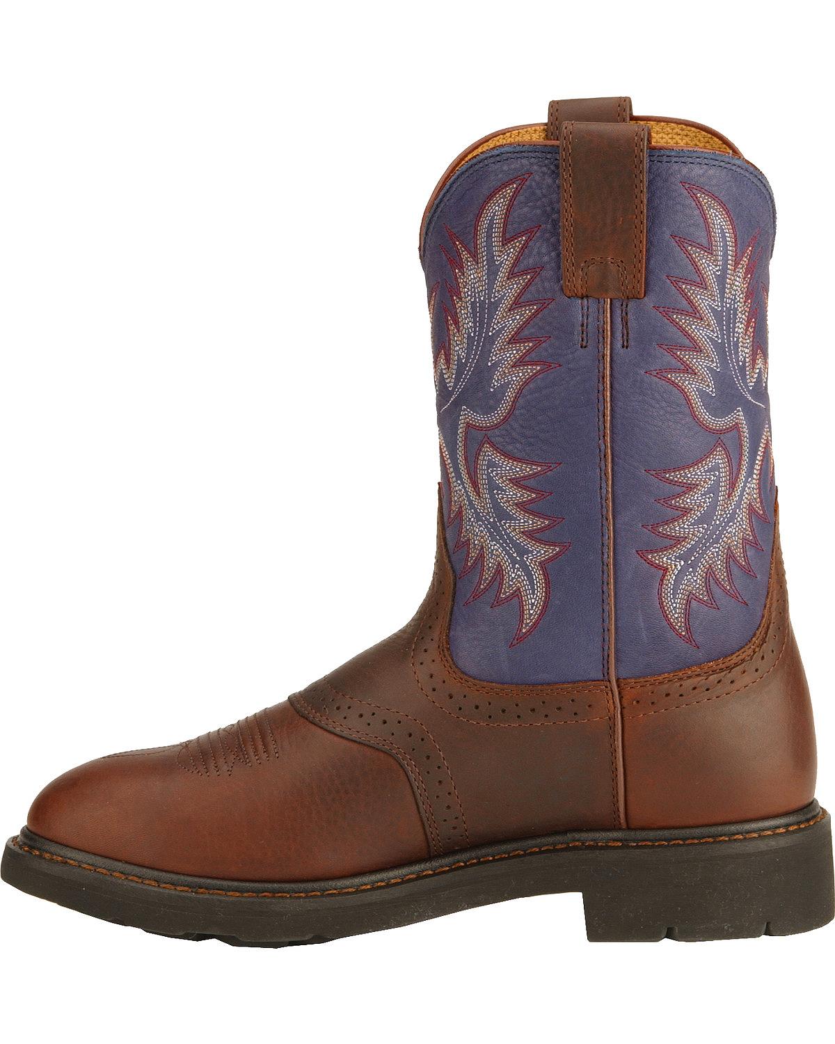 ariat sierra saddle work boots