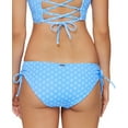 thumbnail image 2 of Raisins Juniors' Luna Printed Tie-Side Bikini Bottoms, Flower Project Blue, Size Large, 2 of 2