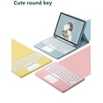 thumbnail image 2 of Galaxy Tab A7 10.4 inch 2020 Keyboard Cover SM-T500/T505/T507 with Touchpad Round Keys Slim Magnetic Detachable Bluetooth Keyboard (Galaxy Tab A7), 2 of 9