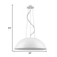 thumbnail image 5 of Layla 1-Light White Bowl Pendant, 5 of 5
