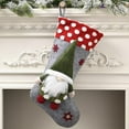 thumbnail image 2 of 1PC 18" Christmas Stocking Classic Large Stockings, Elf Faceless Swedish Gnome, 3D Plush Santa Claus, Xmas Character, for Family Holiday Christmas Party Decorations, 2 of 8