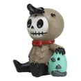 thumbnail image 3 of Furry Bones Platypus Bill Holding Egg Voodoo Skeleton Figurine Furrybones, 3 of 10