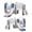 Blue White Swing, variant on Gitawusa Indoor Plastic Toddler Play Set with Slide, Basketball Hoop and Bal