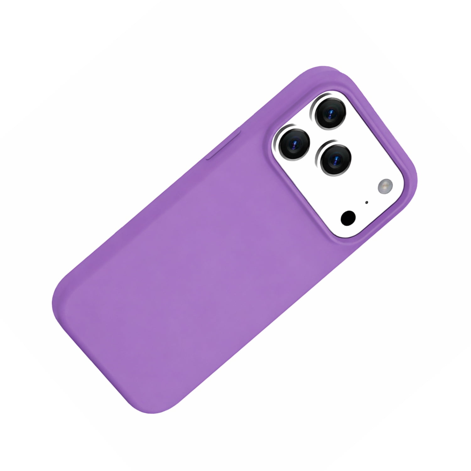 Magnetic Silicone Case for iPhone 17 Pro - Purple