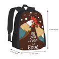thumbnail image 2 of Sigee Rooster And Chicken for Simple large capacity backpack Travel Laptop Backpack, Business for Travel and Daily Use, 2 of 9