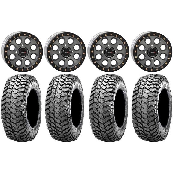 System 3 SB-7 15" Wheels Ti (6 1) 29" Liberty Tires Can-Am Commander Maverick Renegade Outlander Defender