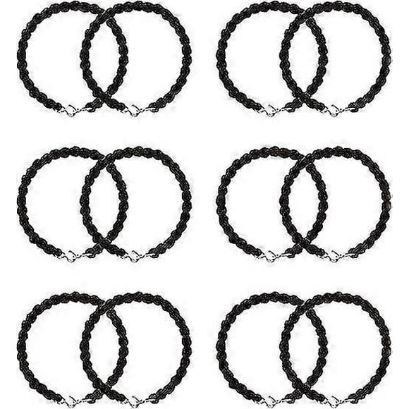 12 Pieces Elastic Boot Straps Military Leg Straps Blousing Garters with Metal Hooks for Navy Army Air Force