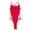 Red, variant on Women Sexy One Piece Swimsuit Criss Cross Back Bathing Suits Cutout Backless Monokini Swimwear Solid Bikini Push-Up