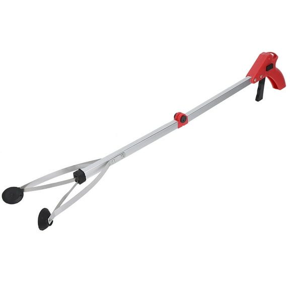 Trash Pickup Tool Garbage Picker, Trash Grabber, Red Handle/ Blue Handle For Cleaning Gardens Markets Hotel