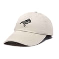 thumbnail image 5 of Dalix Fossil Embroidered Dinosaur T Rex Cotton Dad Hat Baseball Cap Adjustable Mens in Beige, 5 of 5
