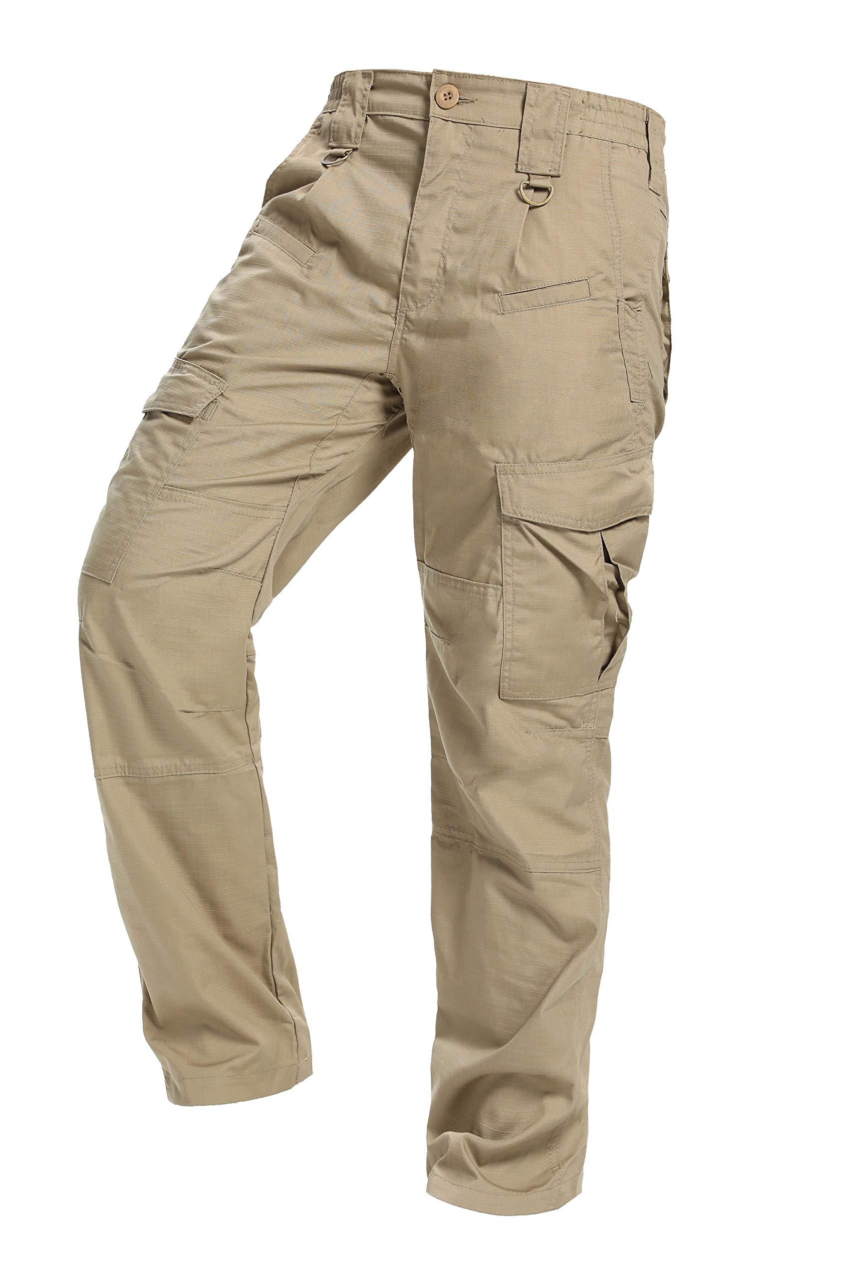 TRGPSG Men's Tactical Pants Military Combat Outdoor Work Trousers with