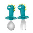 thumbnail image 4 of ACDANC 2026 New Baby Learning Spoon for Kids Made From Safe Silicone and Stainless Steel Black Cartoon Design Kids Spoons for Feeding, Self-Learning, Toddlers, Baby Meals, Home Use, 4 of 7