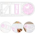 thumbnail image 3 of Multifunctional Student Math Ruler, Ruler Circle Template Circle Stencil, Circle Drawing Tool, Multitools Rotatable Drawing Template Multi Tool, Improve Children's Learning Efficiency, 3 of 8
