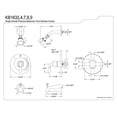 thumbnail image 2 of Kingston Brass Magellan Single Handle Tub & Shower Faucet, 2 of 2