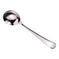 thumbnail image 4 of tredstone Spoon Stainless Rounded Edges Long Handle Spoons Handles Reusable Care Sifter Restaurant Kitchen Tools Soup Porridge Silver, 4 of 6