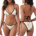thumbnail image 3 of Fotbe Gold Christmas Tree Traje de Baño para Mujer de Dos Piezas – Bikini Sexy de Tirantes Tipo Halter con Diseño Triangular, 3 of 6