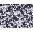 thumbnail image 2 of Zelouf Danielle Stretch Satin Print  , Sewing, DIY, Crafts Fabric by the Yard, 091 Silver/blk, 5 Yard, 2 of 2